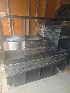 IKEA Storage Shelving Unit with Drawers - Photo 3