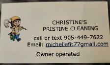 Christine's Pristine Cleaning Services