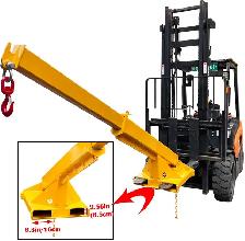 3T Mobile Crane Lifting Hoist Truss Jib Boom Hook 170056 - Photo 8
