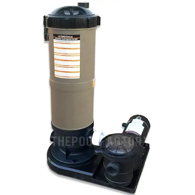 ABOVEGROUND POOL PUMP AND CARTRIDGE FILTER