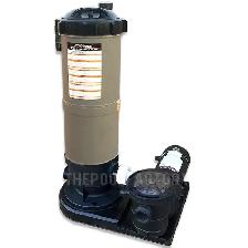 ABOVEGROUND POOL PUMP AND CARTRIDGE FILTER