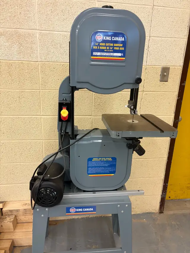 14' wood cuting band saw/scie à ruban