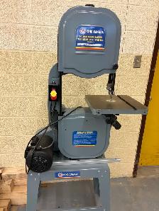 14' wood cuting band saw/scie à ruban