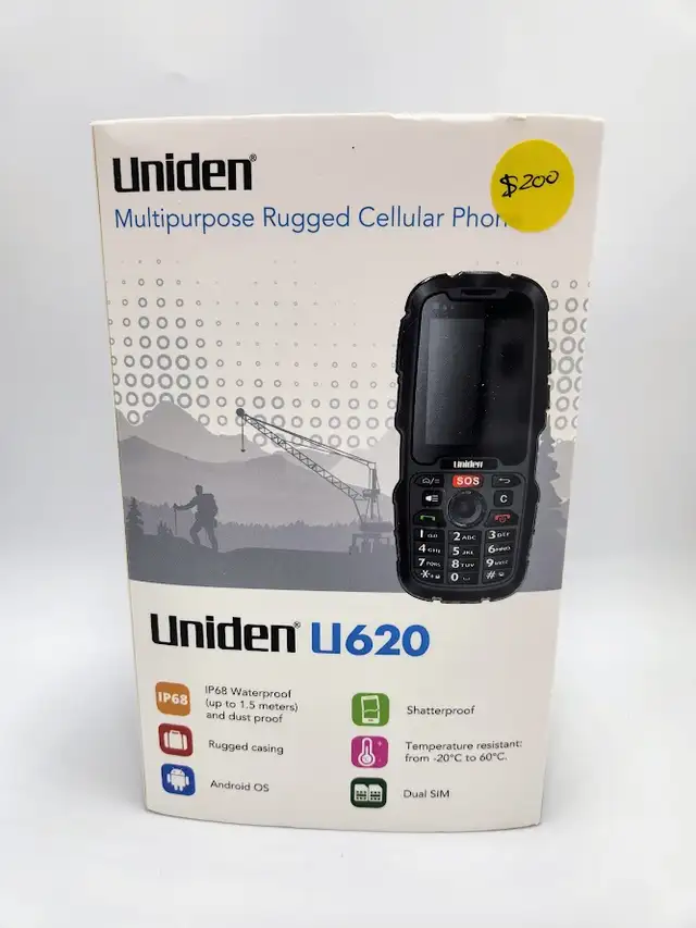 Uniden U620 Dual Sim Brand New sealed