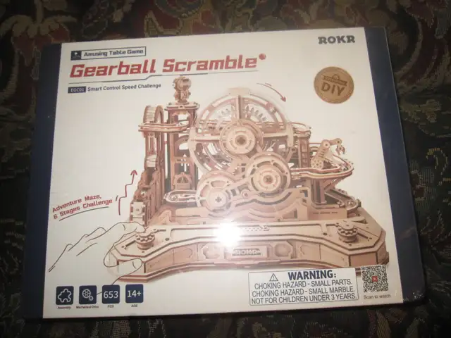 GEARBALL SCRAMBLE ADVENTURES MASE 6 STAGES CHALLENER