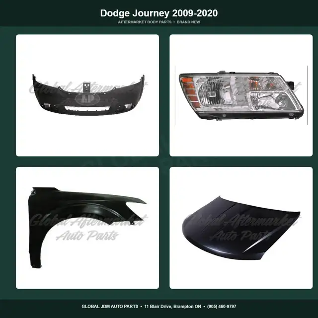 Dodge Journey 2009-2020 Grille Bumper Mirror Hood Absorber