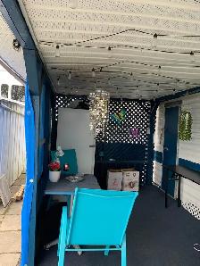 Roulotte avec toit à vendre Camping terrasse Rougemont! $3800