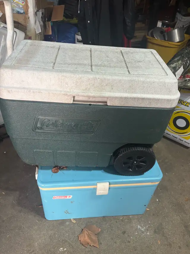 coolers and water jug