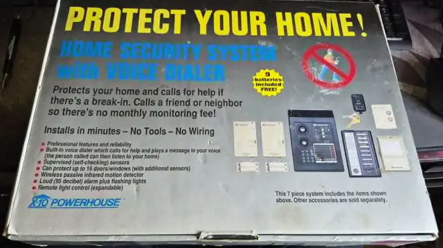 X10 POWERHOUSE DS7000 SECURITY SYSTEM – COMPLETE IN BOX  $65 OBO