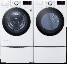 LG WM3600HWA 27' Front Load Washer DLE3600W Dryer Pair Sale - Photo 5