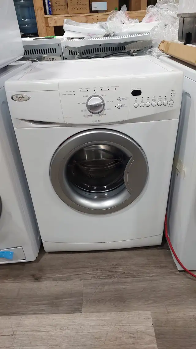 Washer - Whirlpool Front Load 2 Cu. Ft.  White - Used