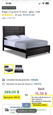 Base de lit neuve de chez Leon (boite scellée) - Photo 2