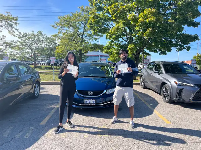 Driving lessons and road test
