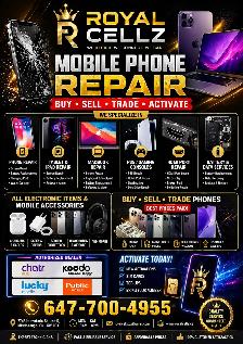 ON SPOT iPHONE,SAMSUNG SCREEN,BATTERY PHONE REPAIR