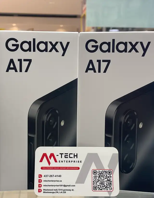 Samsung Galaxy A17 brand new sealed box