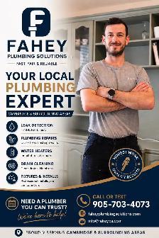 Local Plumber Cambridge | Fahey Plumbing Solutions