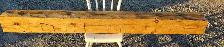 Hand Hewn White Pine Barn Beam 61/4'×6'× 683/4' long.