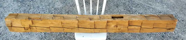 Hand Hewn White Pine Barn Beam 61/4' x 6'×681/4' long