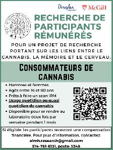 Seeking Paid Participants: Cannabis, Memory and the Brain Study - Photo 2