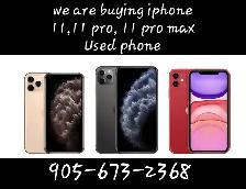 We Are Buying iPhone 11, 11 Pro ,11 Pro Max Used Phone