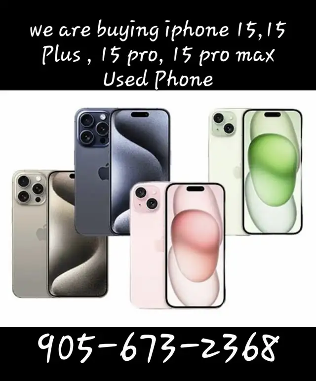 We Are Buying iPhone 15, 15 plus, 15 Pro ,15 Pro Max Used Phone