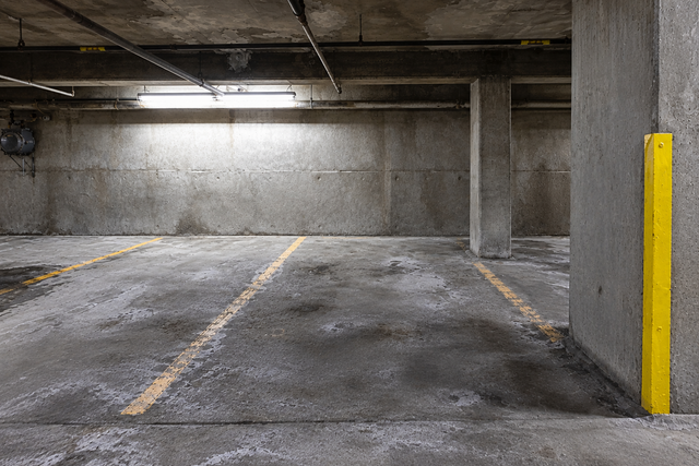 Underground heated parking stall - East Village