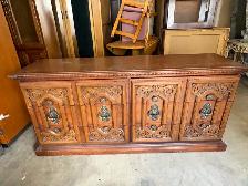 Free delivery used Vintage Wooden Dresser