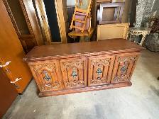 Free delivery used Vintage Wooden Dresser - Photo 6
