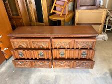 Free delivery used Vintage Wooden Dresser - Photo 7
