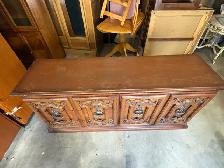 Free delivery used Vintage Wooden Dresser - Photo 8