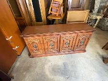 Free delivery used Vintage Wooden Dresser - Photo 9