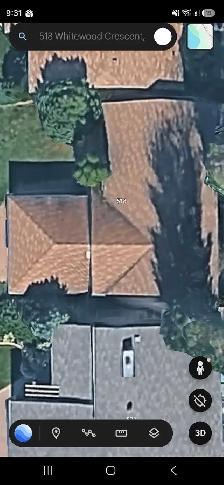 Shingles replacement at 2650 sq ft roof