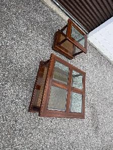Free delivery used Set of 2 Vintage Wooden Coffee & Side Tables - Photo 8