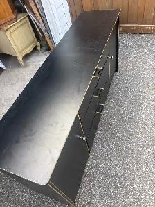 Free delivery used Black dresser with storage - Photo 5