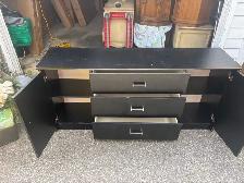 Free delivery used Black dresser with storage - Photo 7
