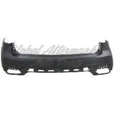 Acura Mdx 2014-2016 Bumper Rear Primed Without Lane Keep Assist - Photo 2