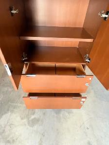Free delivery used Wooden Armoire with Drawers - Photo 5