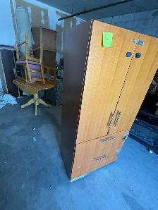 Free delivery used Wooden wardrobe with drawers - Photo 4
