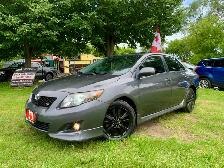 2010 COROLLA 163KM 5 SPEED SUNROOF W SAFETY INC