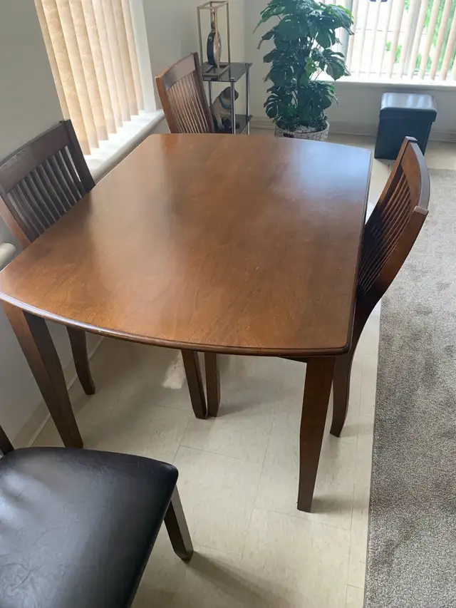 Dining table and chair set