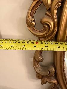 Used Antique Console Table with Mirror - Photo 7