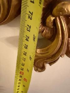 Used Antique Console Table with Mirror - Photo 8