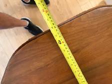 Used Antique Console Table with Mirror - Photo 9