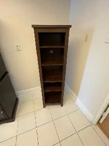 Free delivery used Dark Wood Bookshelf - Photo 2