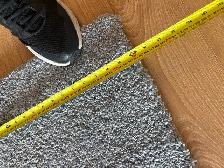 Free delivery used Grey Shag Area Rug - Photo 10
