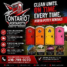 Ontario Porta Potty Rentals- Perfect for Outdoor Events!