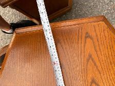 Free delivery used Two Vintage Hexagonal End Tables - Photo 5