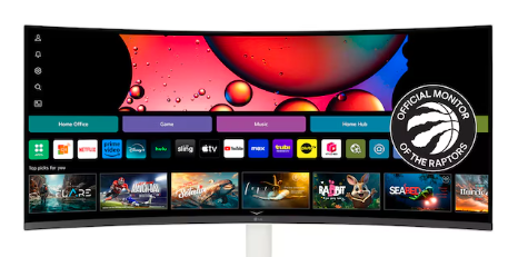 LG 34' Curved Smart Monitor – 34SR63QA-W
