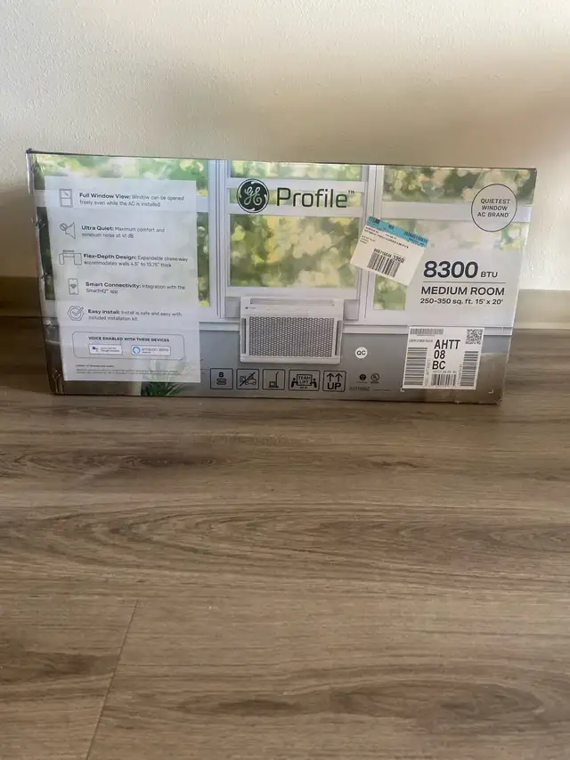 GE profile window saddle air conditioner