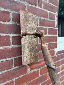 Rare Antique Long-Handle Clay Tile Shovel ! - Photo 3